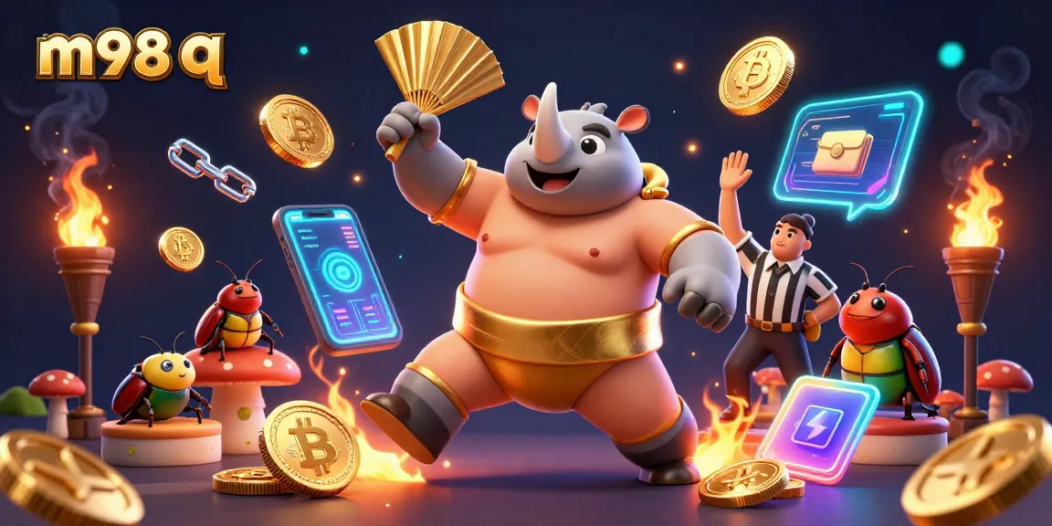 Experience winning moments with m98 q featuring a vibrant 3D beetle casino stomp!