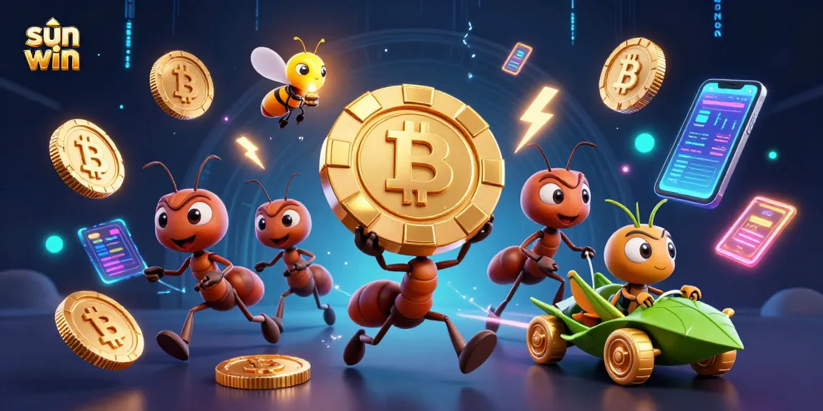 Join the sun win gaming adventure as ants embark on a heist for a golden poker chip.