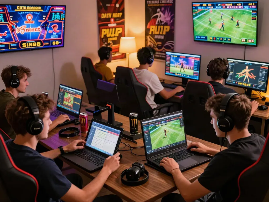 Players enjoying gaming on SIN88 platform, showcasing excitement and diversity.